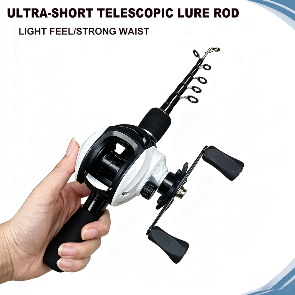 Fishing Rod Spinning - Canne à pêche télescopique SuperLight 65g